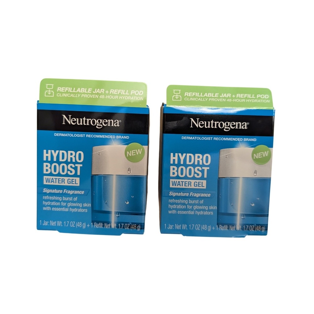 Neutrogena Hydro Boost Water Gel Face Moisturizer 1.7 oz 2 Pack Hyaluronic Acid